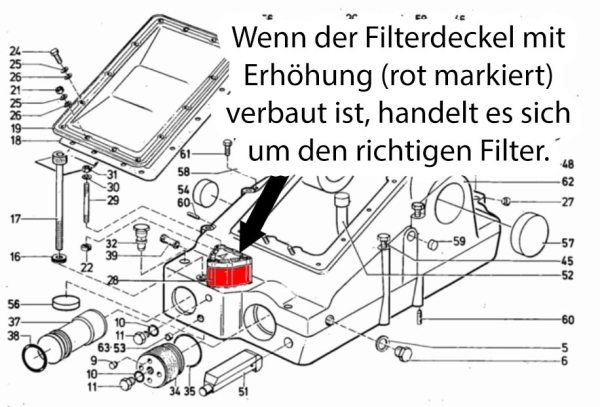 Hydraulikölfilter Deutz 05 & 06 Serie groß